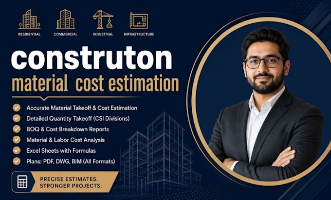 do UK construction cost estimation material takeoff quantity takeoff surveyor
