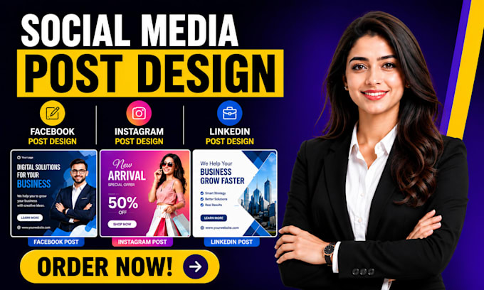 do 20 unique social media post design