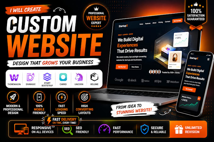 create theme wagon divmagic start bootstrap carrd unicorn relume website builder