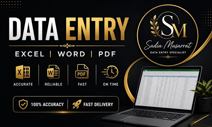 do data entry, excel data entry and PDF conversion