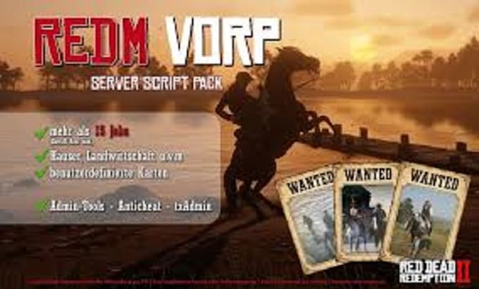 be your fivem server developer,redm server developer,redm vorp server