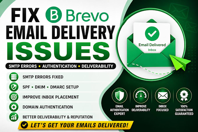 fix brevo mail delivery issues, SMTP errors, and email authentication
