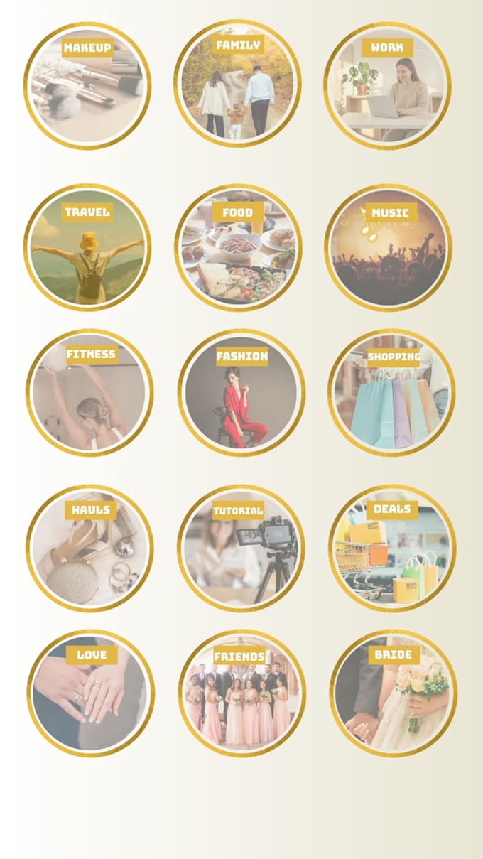 design luxury instagram posts and highlight covers