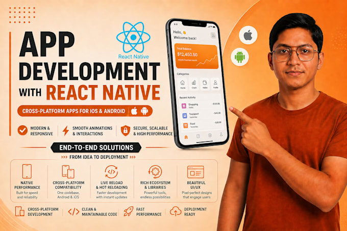 develop a mobile app for ios and android