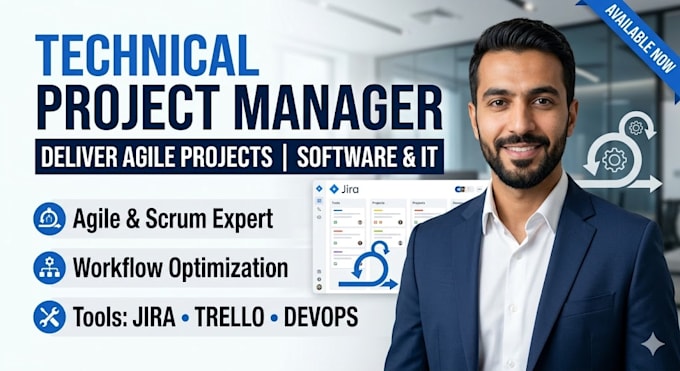 be your technical project manager for software and IT projects