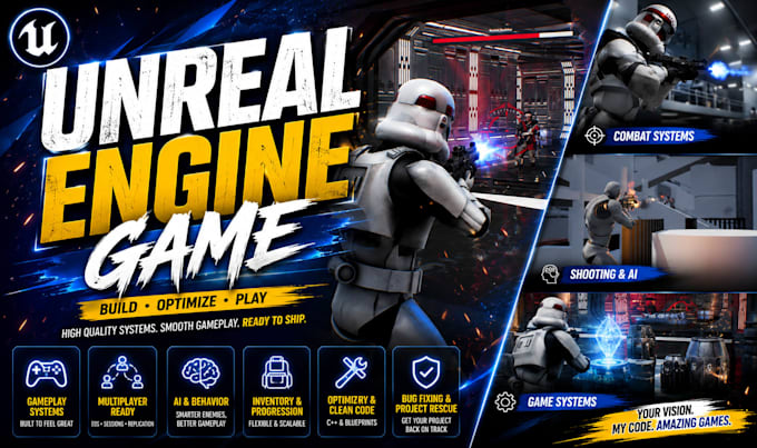 do unreal engine game development, create unreal engine game, ue5 blueprints