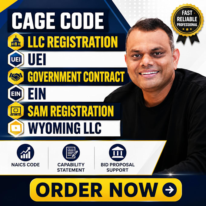 cage code government contract uei sam registration llc registration ein samgov