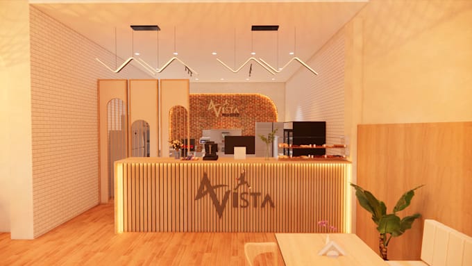 modern pizzeria interior design