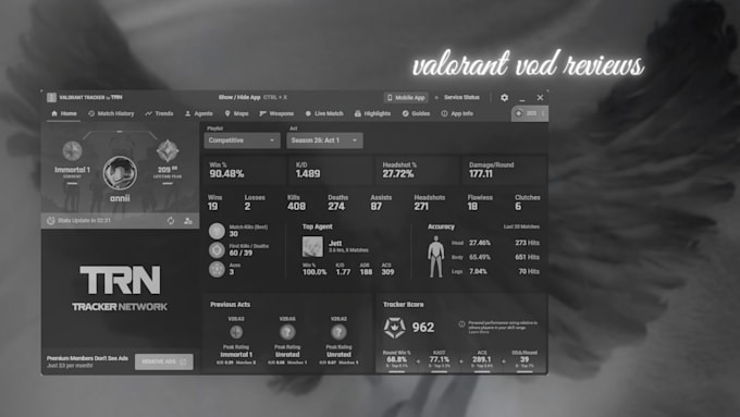 review and analyze your valorant comp gameplay with you