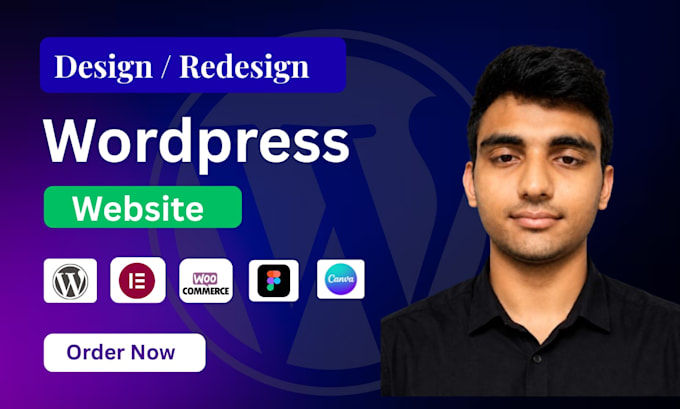 design or redesign a wordpress website with elementor