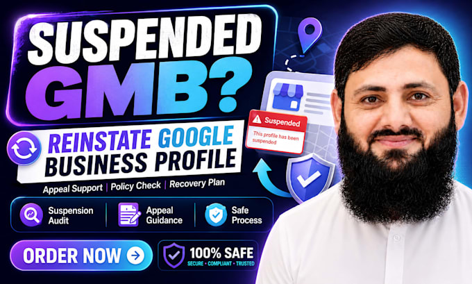 fix gmb suspension and reinstate suspended gmb