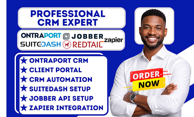 setup ontraport crm suitedash redtail crm  jobber api zapier integration