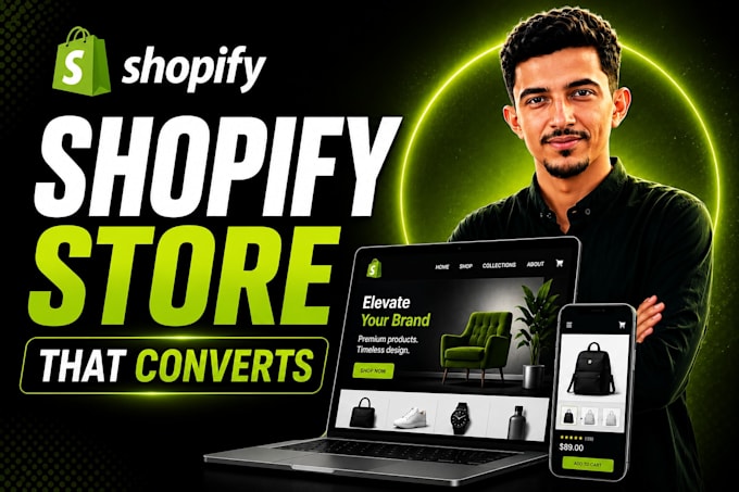build a premium shopify website for your brand