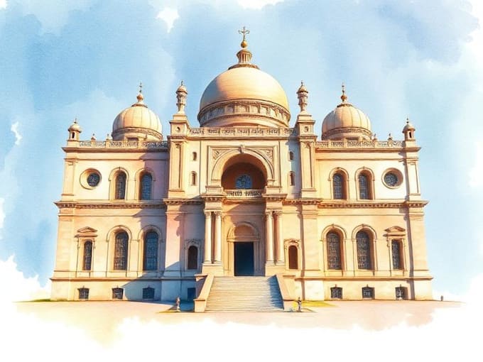 do render architecture and interior concept in watercolor