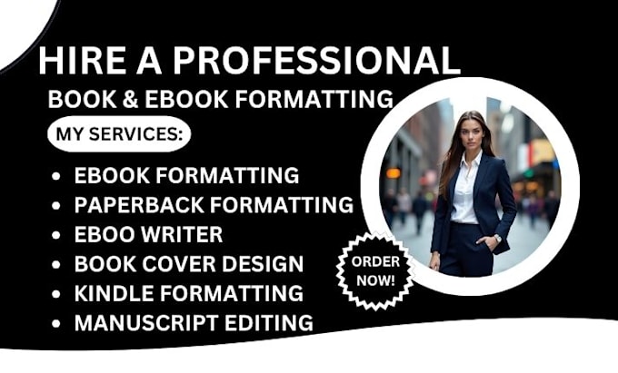 do ebook formatting, book editing amazon KDP journal
