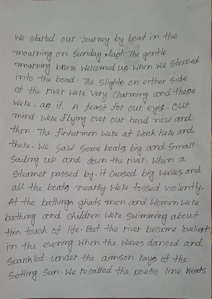 write anything with my beautiful handwrite