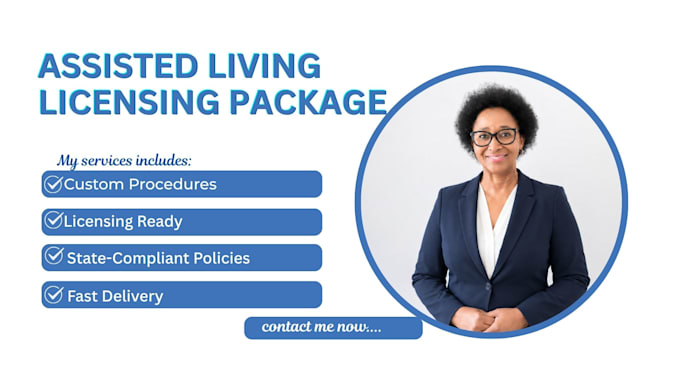 write assisted living facility licensing policies and procedures