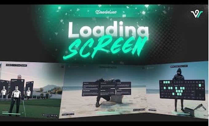 create 4k fivem loading screen, cinematic trailer video, fivem script showcase
