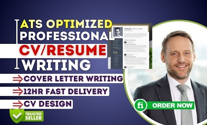 write professional ats resume, edit executive resume, cover letter, creative cv