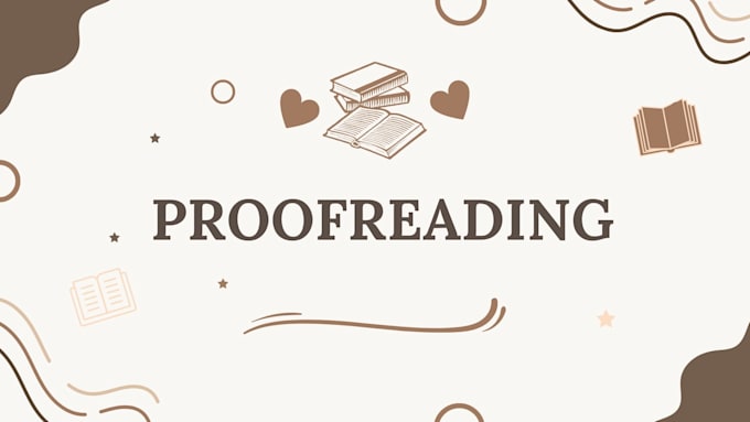 proofread your book and give you feedback