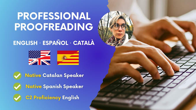 proofread and edit your catalan, spanish or english texts