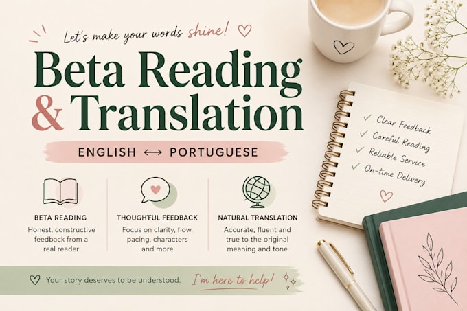 beta read your works or translate them