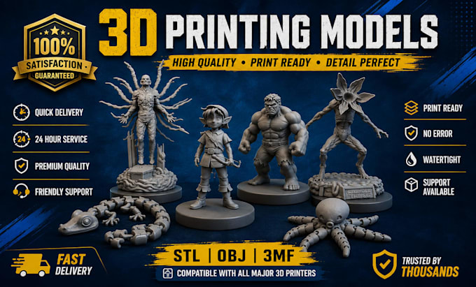 create custom stl models for 3d printing