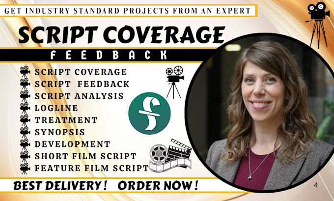 provide professional screenplay coverage development notes quality analysis