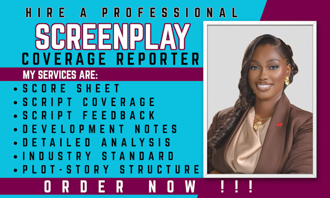 provide in depth screenplay coverage feedback, notes, analysis for movie script