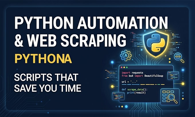 write a python automation or web scraping script