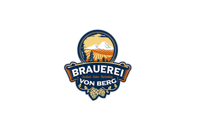 design german craft brewery logo