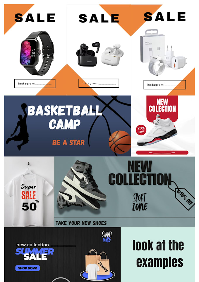 design website banners and promotional ads