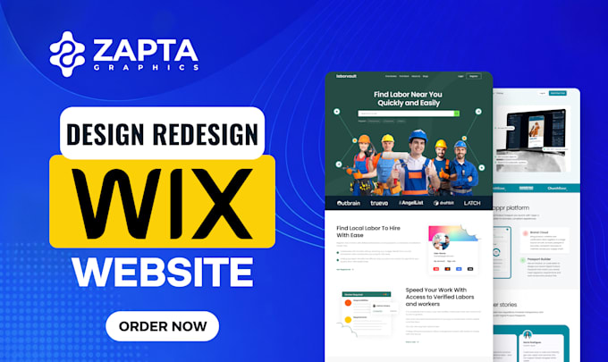 do wix website design, wix website redesign and wix business website