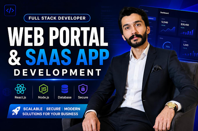 develop a custom web portal and saas app