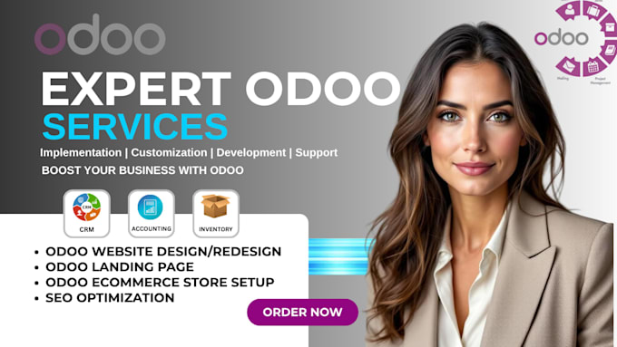 be your odoo developer ecommerce odoo business website odoo customization erp