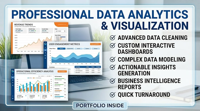 data analytics, data visualization, and interactive dashboard