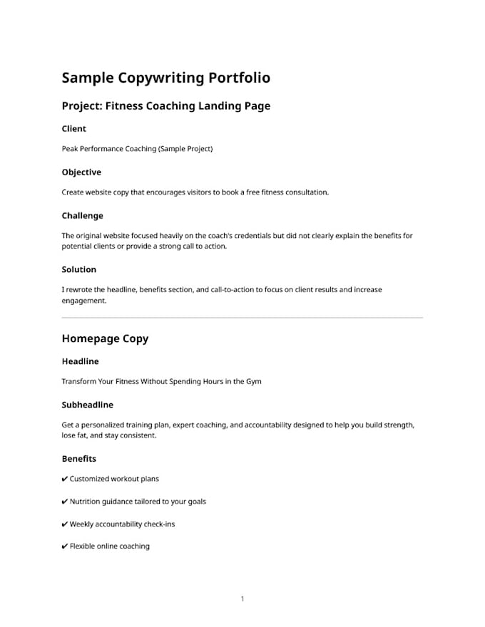 write high converting copy for your business