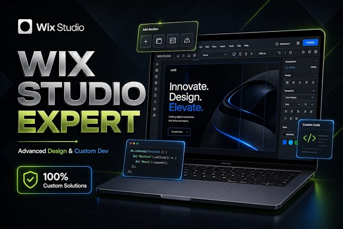 build wix website, wix website development, wix website redesign, wix developer