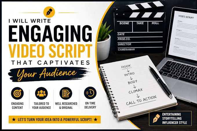 write engaging youtube scripts for any niche