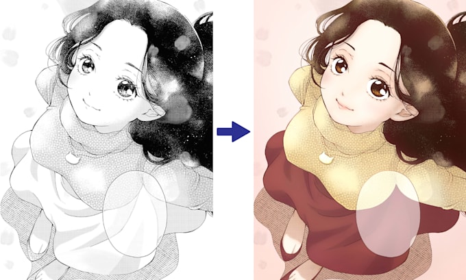 digitally color your comic or manga pages