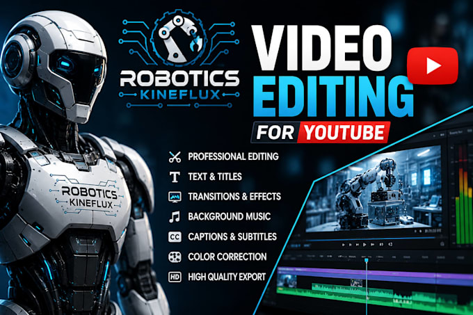 do technical video editing for youtube