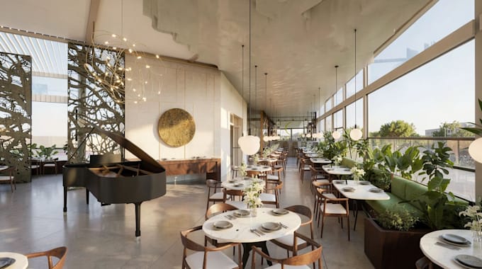 design your hotel, restaurant or bar interior in 3d