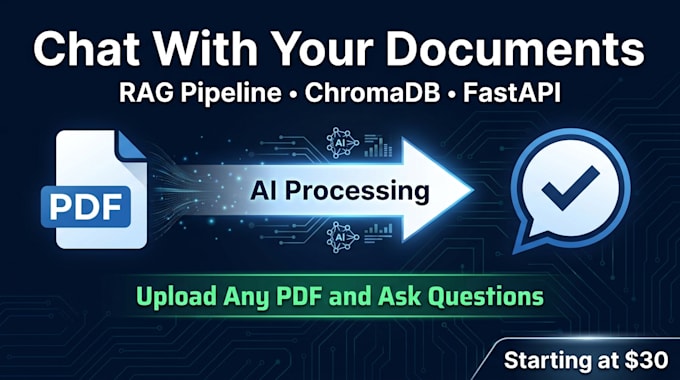 build a rag chatbot that answers questions from your PDF documents