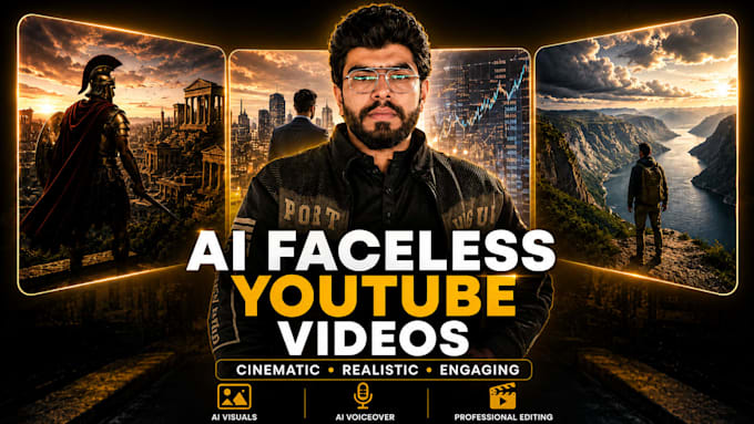 create cinematic ai faceless youtube documentary videos