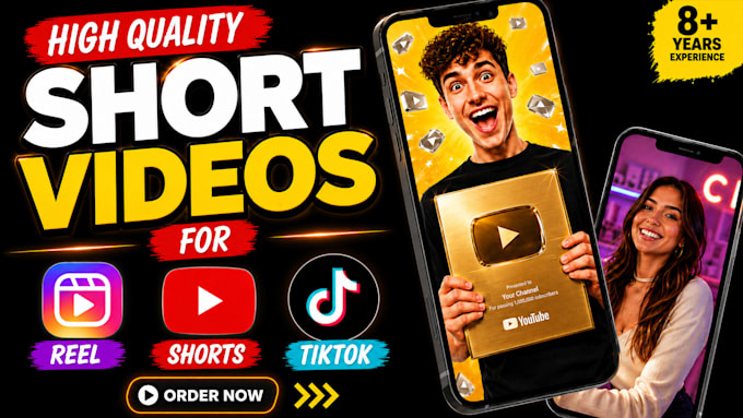 Edit short form videos for instagram reels, tiktok and youtube shorts ...