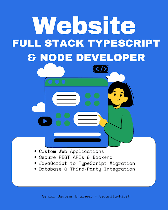 develop secure full stack applications using typescript and node