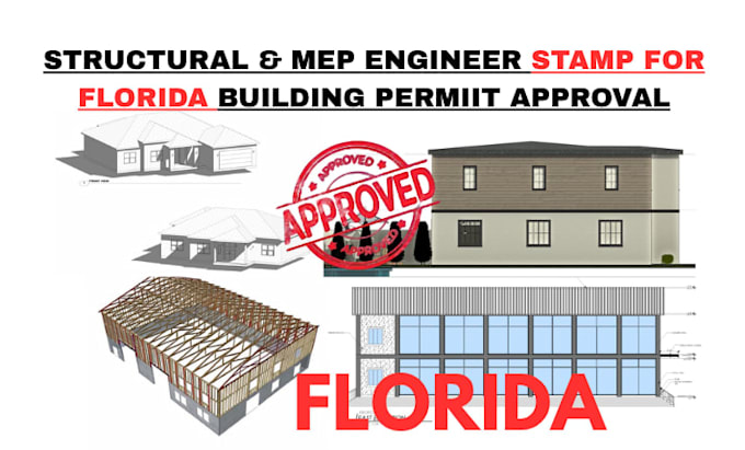 draw and stamp structural, civil, mep engineer plans for florida permit approval