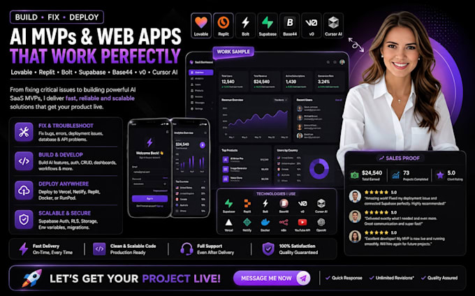 fix deploy lovable replit bolt lovable supabase rocket new v0 cursor ai base44