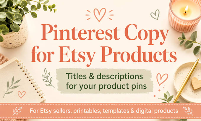 write pinterest titles and descriptions for etsy products