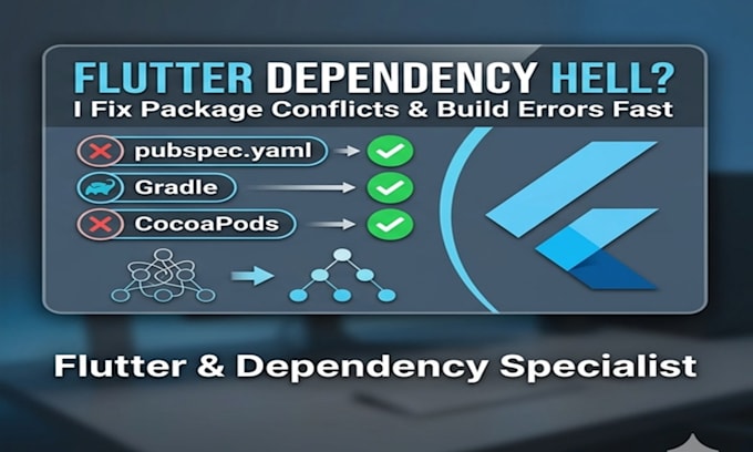 fix flutter build errors, package conflicts, and sdk issues
